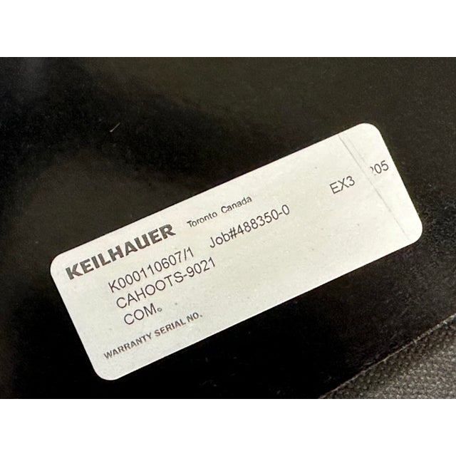 Textile Set of 3 Keilhauer Cahoots Relax Lounge Swivel Chair Linen #9021 For Sale - Image 7 of 8