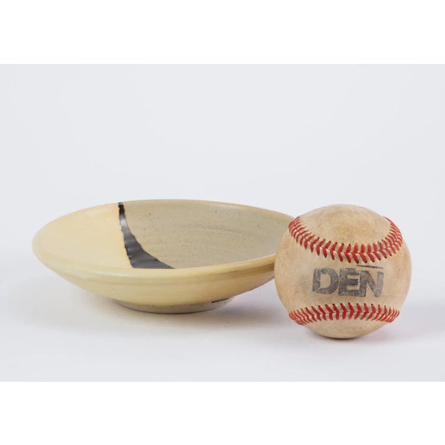 Otto and Vivika Heino Small Dish With Yellow Glaze by Otto Heino For Sale - Image 4 of 13