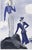 This is an original 1938 fashion print for Nina Ricci beachwear designs that appeared in a French magazine of the time. It...