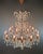 Large Antique Crystal Chandelier Restored Italian Bohemian Style Vintage For Sale - Image 14 of 18