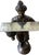 Vintage Maitland-Smith Attributed Bronze Turbaned Attendant Figural Candlesticks Manner of Tony Duquette – A Pair For Sale - Image 13 of 13