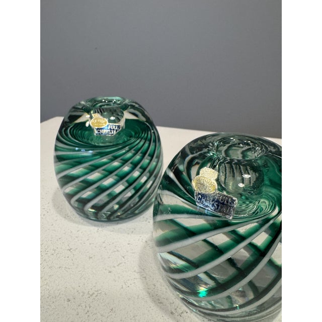 Candleholders from Skruf, Sweden, 1960, Set of 2 For Sale - Image 3 of 5