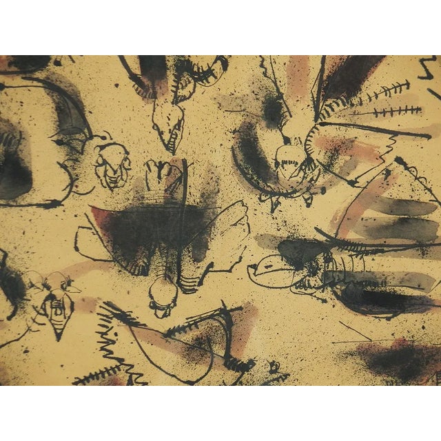 Birds, Work on Cardboard, Camilo Otero For Sale - Image 3 of 6