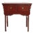 Small Red Antique Wine Console Table For Sale
