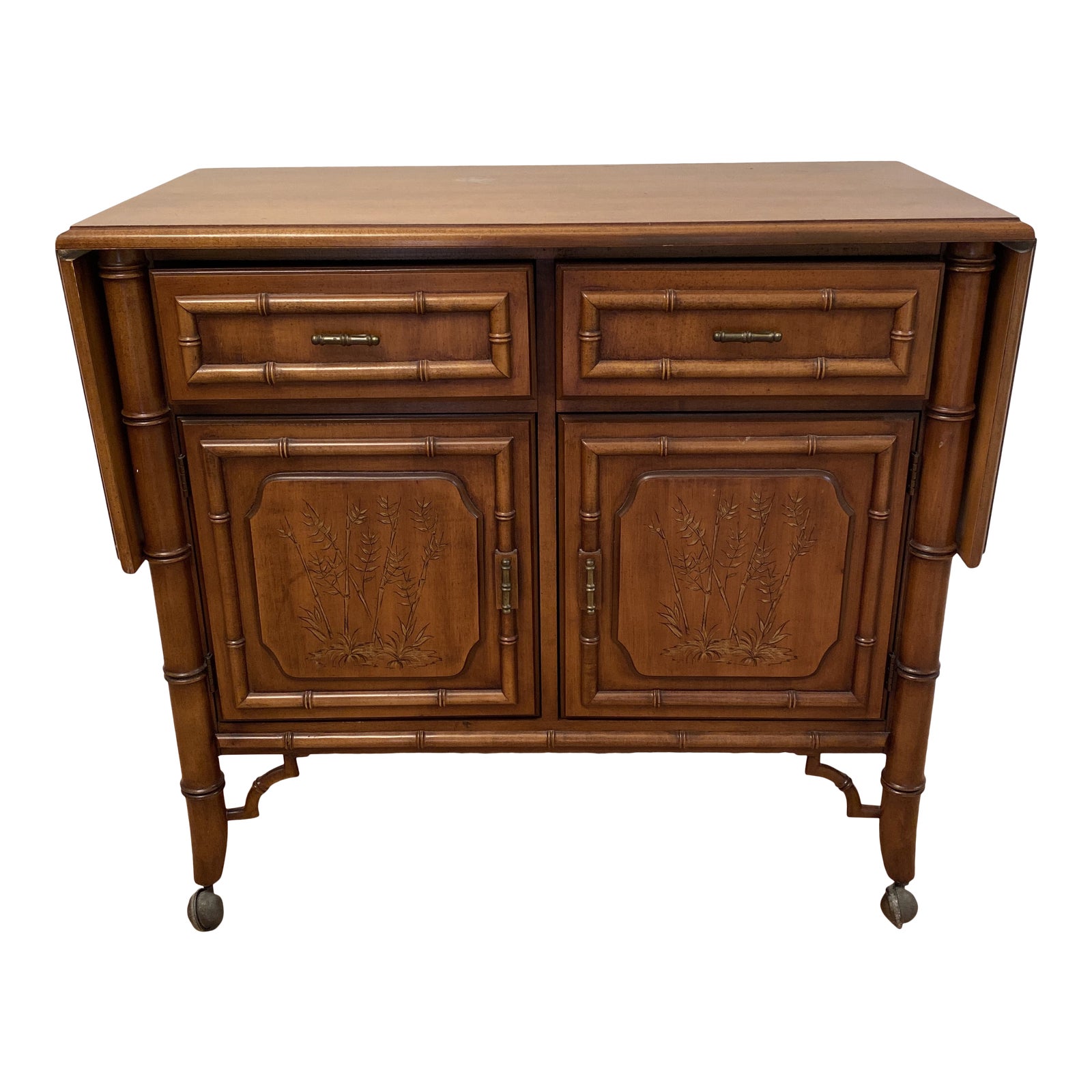 1950s Dixie Furniture Mid Century Aloha Buffet Chairish