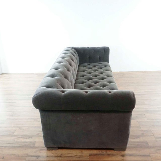 Restoration Hardware Modena Chesterfield Sofa With Tufted Seat Chairish