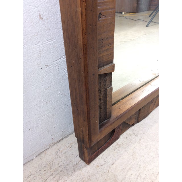 Mid Century Modern Long Rectangular Wall Mirror by Pueblo From Lane Furniture For Sale - Image 9 of 18