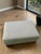 2020s C. R. Laine Studio Ottoman 1444-17 in Thibaut Everly Spa Blue Fabric For Sale - Image 5 of 13