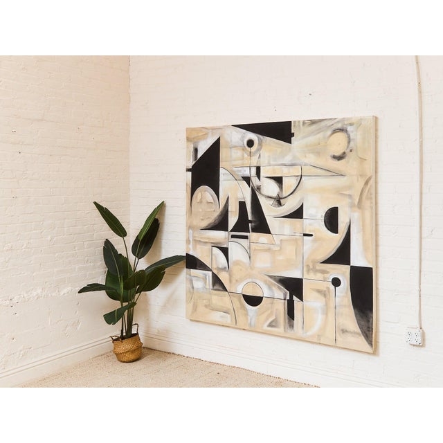 Late 20th Century Vestiges by Cesar Platero Acrylic on Canvas For Sale In Los Angeles - Image 6 of 6