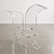 Transparent Vintage Lucite Wing Panel Console Table Base For Sale - Image 8 of 9