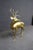 Mid 20th Century Solid Brass Deer Sculpture For Sale - Image 5 of 8