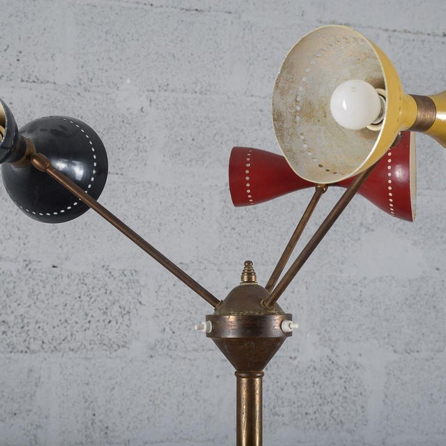 Vintage 6-Light Floor Lamp from Gilardi and Barzaghi For Sale - Image 9 of 18