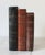 Vintage faux leather books single bookend. No makers mark. Light age wear.