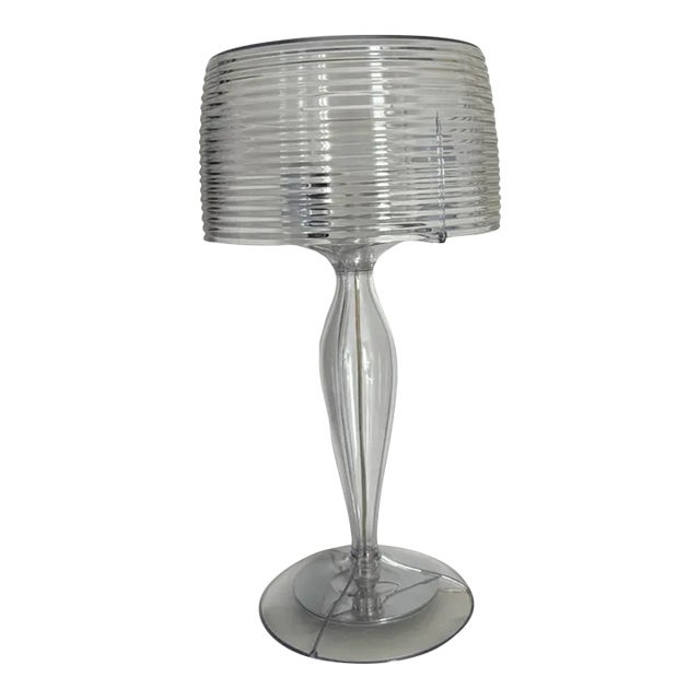Late 20th Century Goa Clear Table Lamp Designed by Archirivolto for Solzi Luce Italian Made For Sale