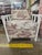 Wood White Wicker and Rattan Henry Link Style Club Chair For Sale - Image 7 of 10