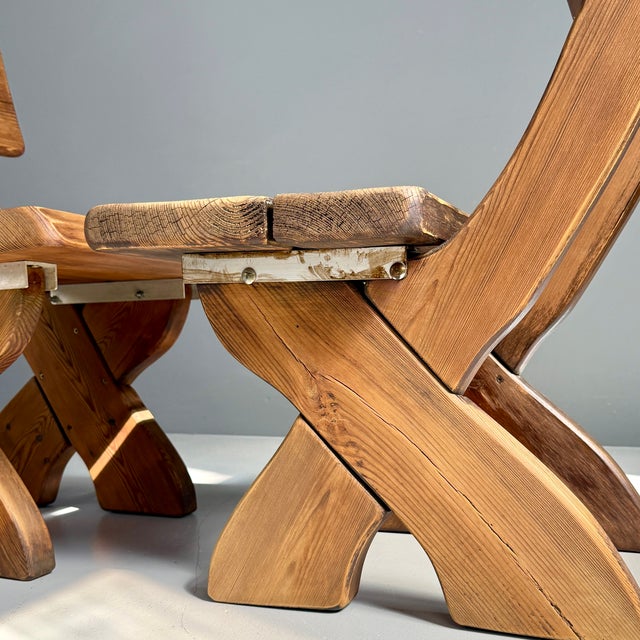 Vintage Wooden Chairs, 1960s, Set of 2 For Sale - Image 12 of 13