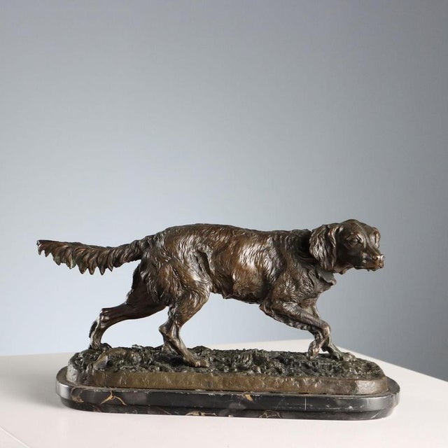 Hunting Dog Figurine in Bronze from Pierre Jules Mène For Sale - Image 10 of 10