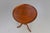 Danish Round Tripod Side Table in Stained Oak by Anton Kildeberg, 1960s For Sale - Image 16 of 17