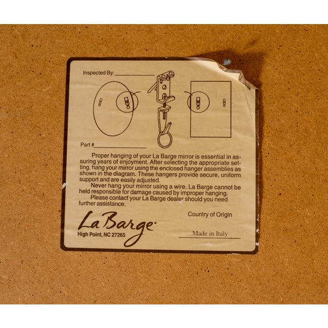 Labarge Monumental Italian Decorative Mirror For Sale - Image 10 of 10