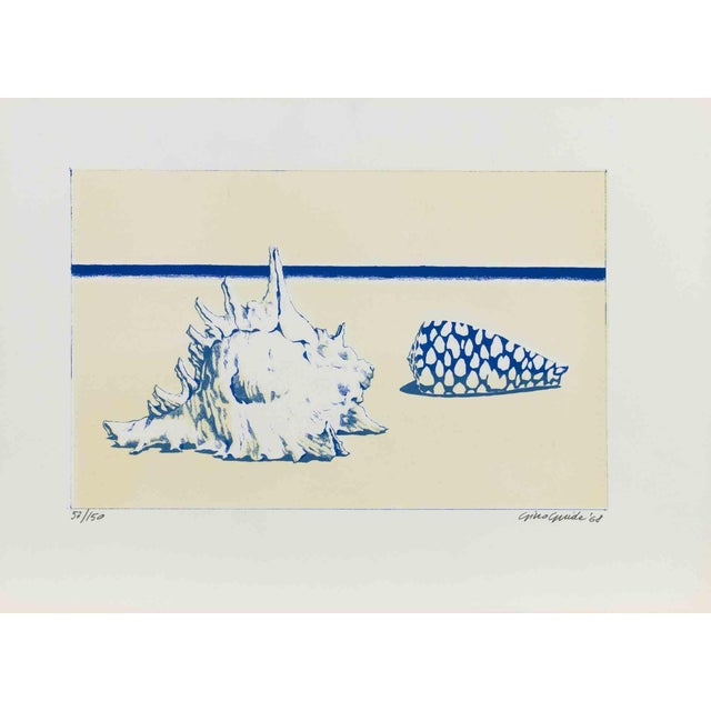 Gino Guida, Shells, Etching, 1968 For Sale