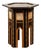 Mid 20th Century Moroccan Midcentury Side Table with Hexagonal Top and Mother-of-Pearl Inlay For Sale