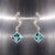 Traditional Natural Aquamarine Diamond Earrings 14k Gold 8.15 TCW Certified For Sale - Image 3 of 13