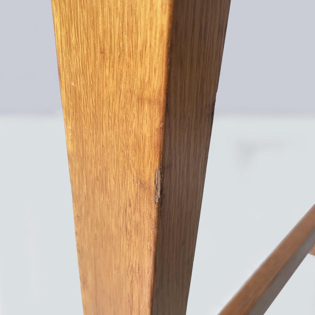 Mid-Century Modern Italian Desk in Blue Laminate and Wood, 1960s For Sale - Image 17 of 18