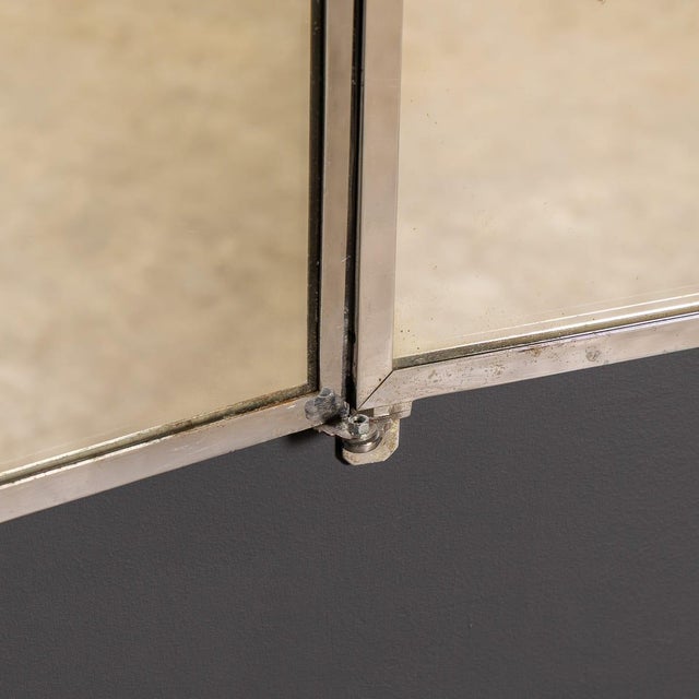 Vintage Italian Wall Mounted Mirror, 1950 For Sale - Image 3 of 9