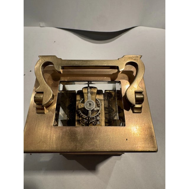 Victorian Antique French Carriage Clock For Sale - Image 3 of 10
