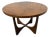 Mid-Century Modern Broyhill Brasilia Round Walnut Side Table For Sale