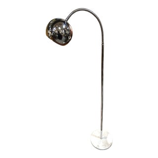 Vintage 1960s Mid-Century Modern Chrome Ball Floor Lamp For Sale