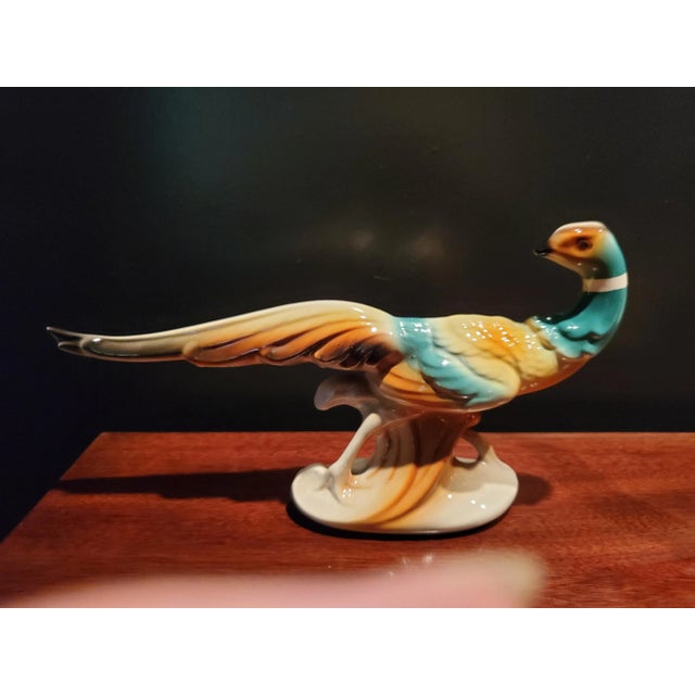 Mid-Century Modern Mid 20th Century Mid-Century Modern Pair of Ring Neck Pheasants by Copley For Sale - Image 3 of 8