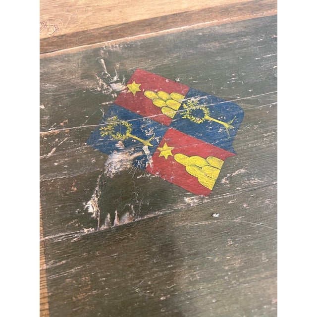 18th Century Italian Dining Table With Coat of Arm Accents For Sale - Image 9 of 12