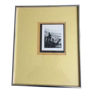 1969 Signed/Numbered (5/20) Lithograph "Ion Rheintal" by Currie Inp, Framed For Sale