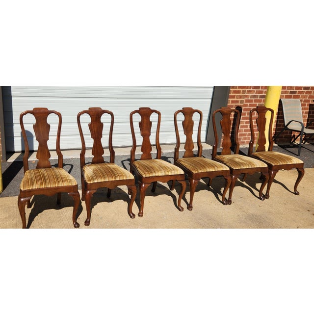 Late 20th Century Late 20th Century Set of 6 Henredon Dining Chairs For Sale - Image 5 of 13