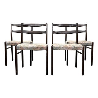 Set 4 Scandinavian Mid-Century Modern Dining Chairs For Sale
