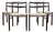 Set 4 Scandinavian Mid-Century Modern Dining Chairs For Sale