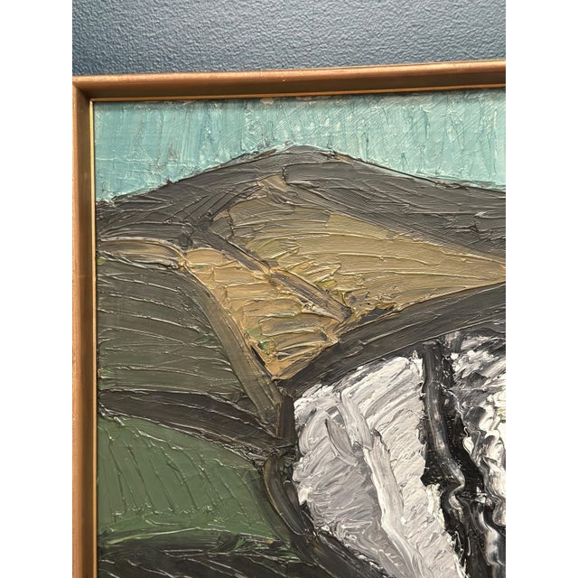 Thage Carlson, Abstract Landscape, 1950s, Oil on Panel, Framed For Sale - Image 18 of 18