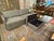 Contemporary Crate & Barrel Lounge Deep Sofa + Storage Ottoman, Set For Sale - Image 3 of 12
