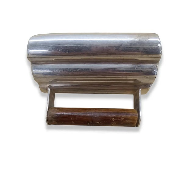 1928 Art Deco Ilonka Karasz Style Silver Plate Teapot by Payne & Baker For Sale - Image 4 of 8