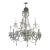 Grand Venetian Crystal Swag Chandelier For Sale