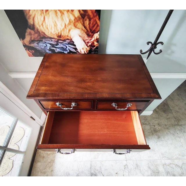 Wood Solid Mahogany 3 Tier Lingerie Chest by Ethan Allen For Sale - Image 7 of 13