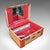This is a vintage jet age vanity case. An American, tweed and leather personal luxury suitcase by Dale's of Madison...