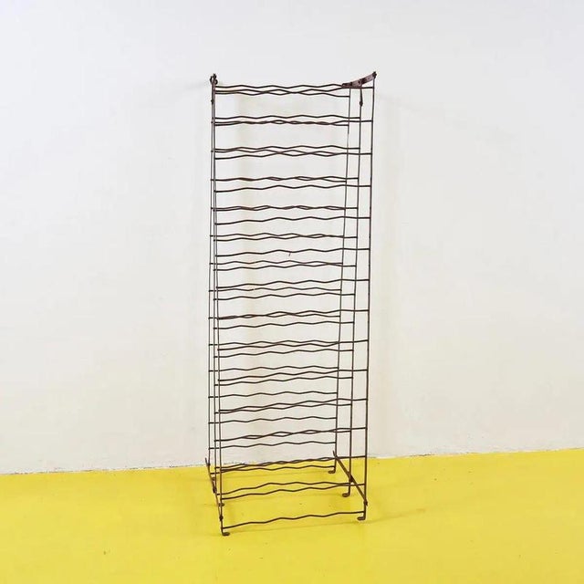 Vintage Metal Bottle Holder For Sale - Image 6 of 6