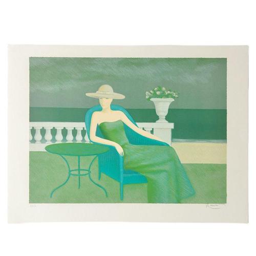 Annie Retivat, Fauteuil Blue (EA) 23 / 50, Lithograph For Sale - Image 9 of 9