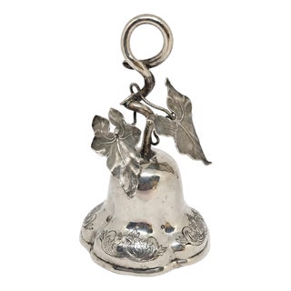 19th Century Silver Table Bell For Sale