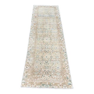 Turkish Vintage Rug 3' x 9'7" For Sale