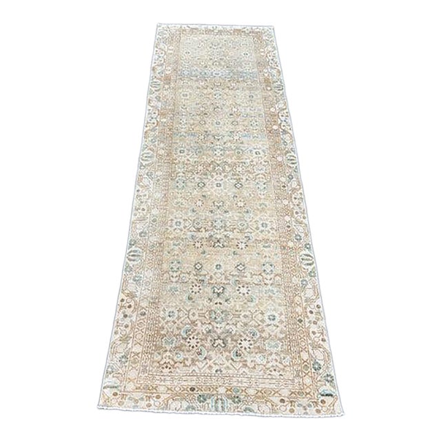 Turkish Vintage Rug 3' x 9'7" For Sale