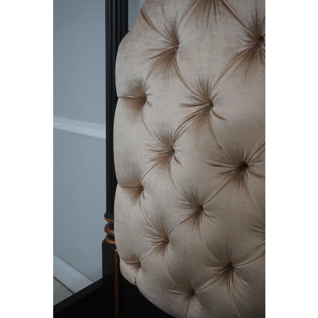 Nancy Corzine King Size Paint Decorated Poster Bed For Sale - Image 10 of 16