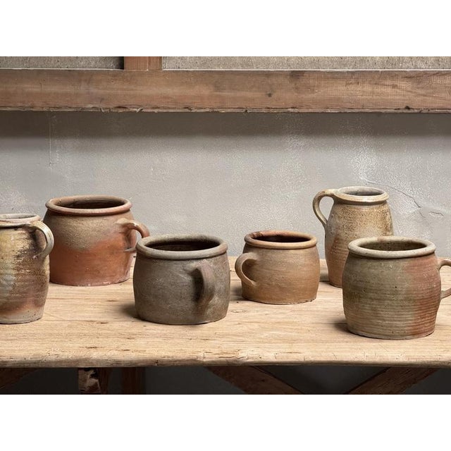 Clay Stoneware Pots, France, 1900s, Set of 12 For Sale - Image 3 of 6